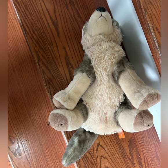 Wild Republic Gray Wolf 12” Soft Plush Stuffed Animal Toy Soft Fluffy Cuddly - Picture 7 of 10